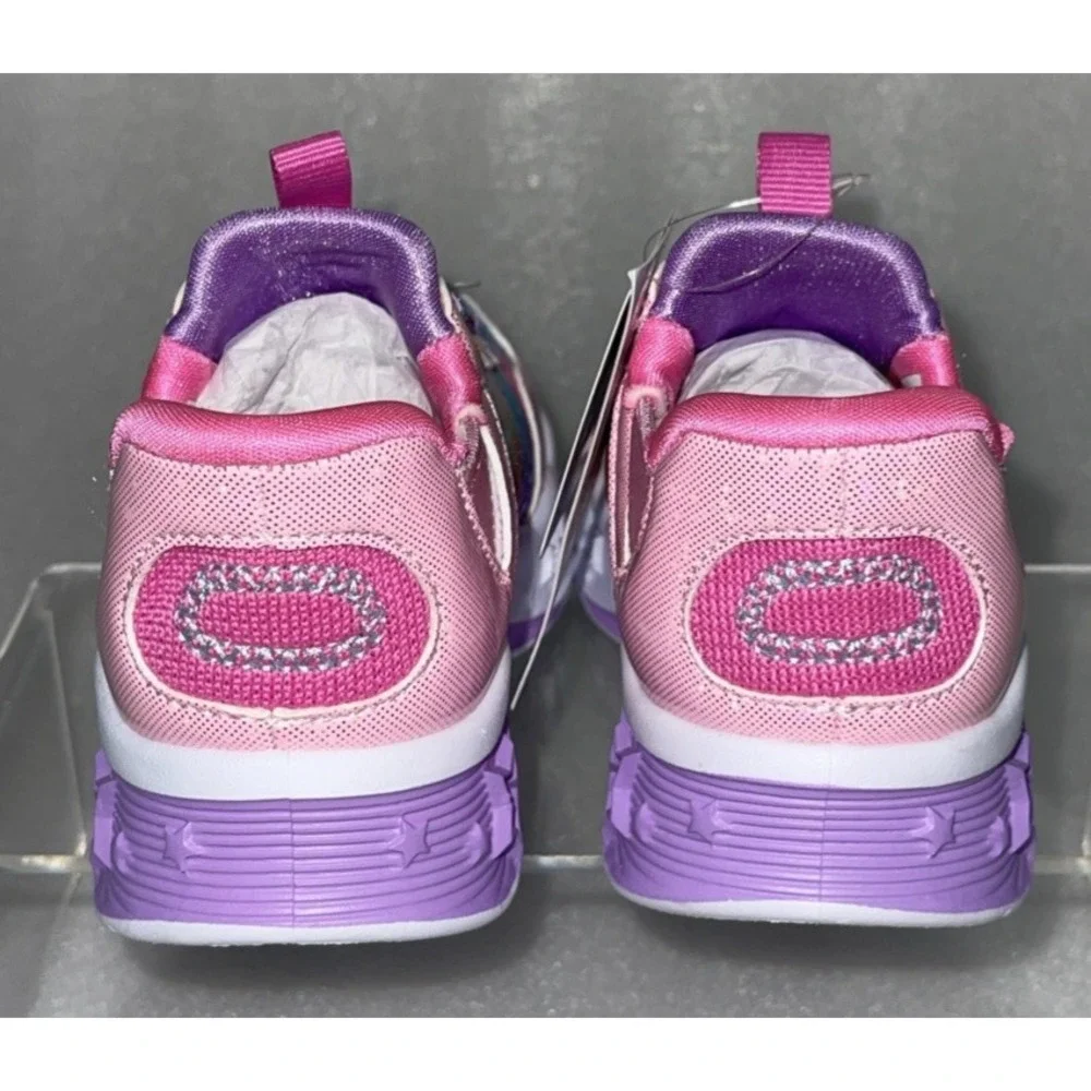 S Sport By Skechers Olive‎ Sneakers Light Up Stretch Laces Toddler Girls Size 5